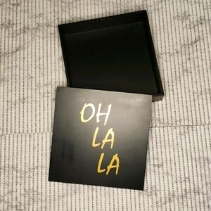 Sears Black Wooden Storage  Box